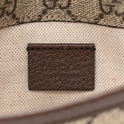 Gucci GG Supreme Monogram Neo Vintage Web Belt Bag Brown 6 of 10