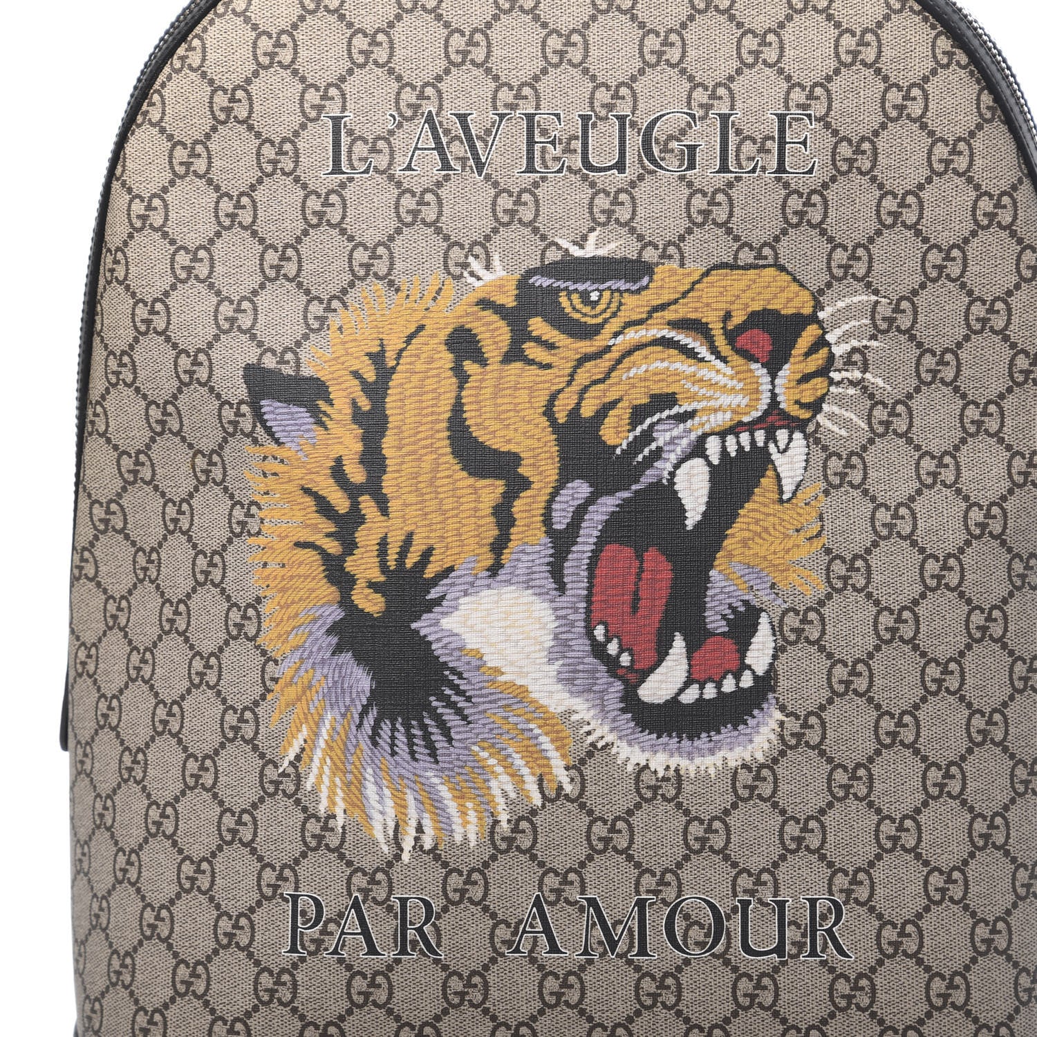 Gucci GG Supreme Monogram L'Aveugle Par Amour Print Dome Backpack 9 of 9