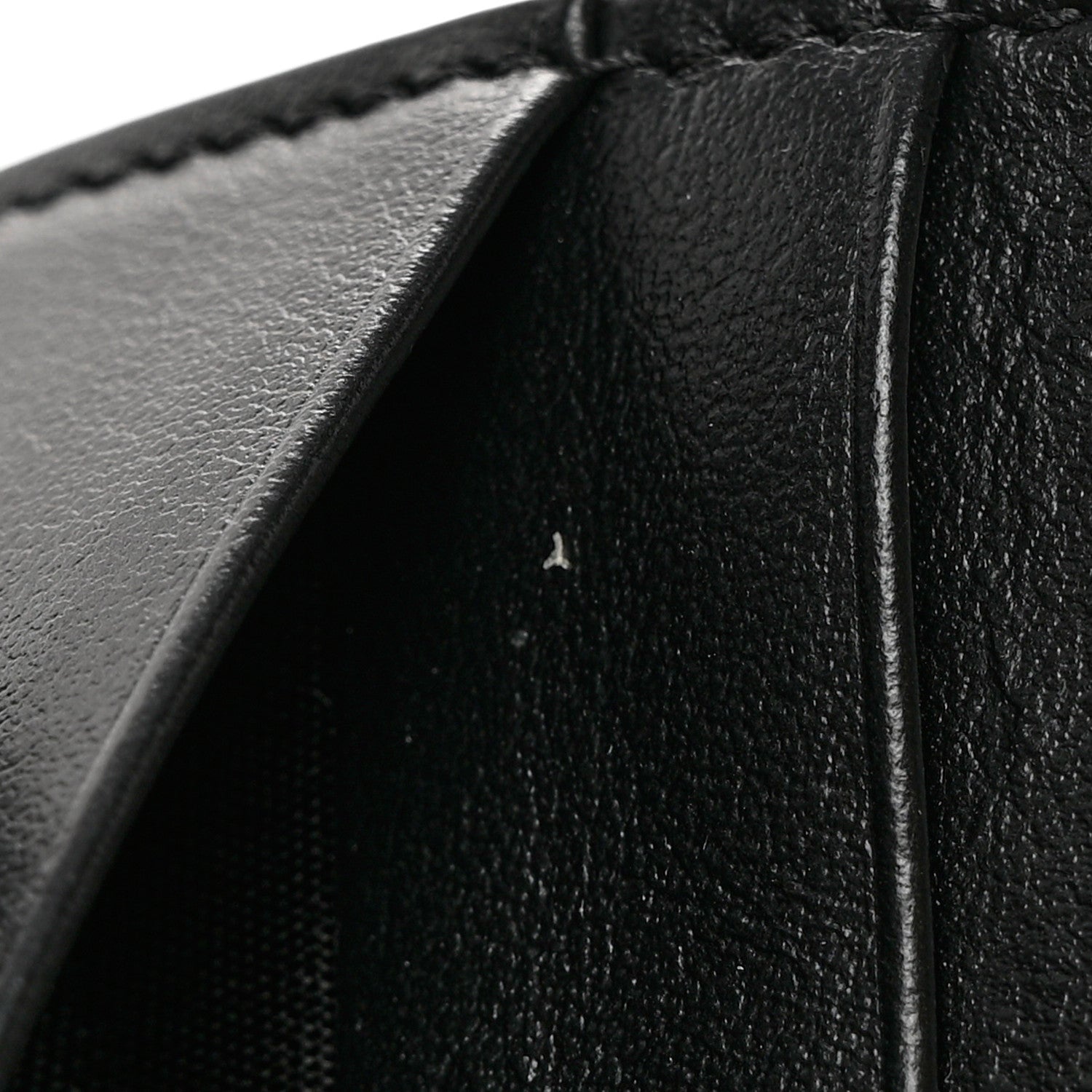 Celine Shiny Smooth Lambskin Small Triomphe Wallet Black 10 of 11