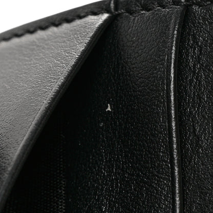 Celine Shiny Smooth Lambskin Small Triomphe Wallet Black 10 of 11
