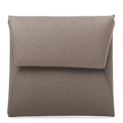Hermes Epsom Bastia Verso Coin Purse Gris Etain Vert Criquet 1 of 7