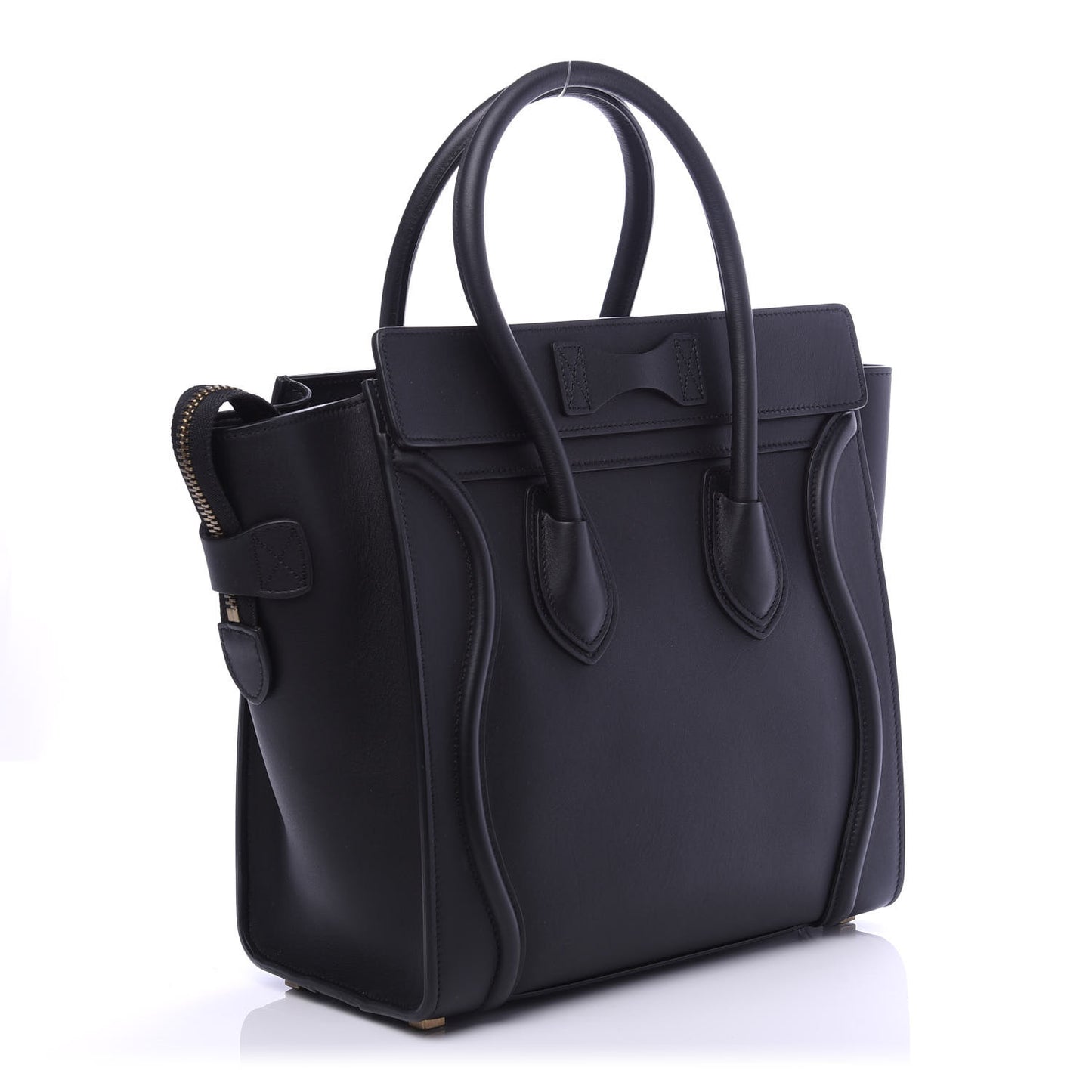 Smooth Calfskin Micro Luggage Black