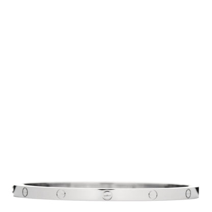 Cartier 18K White Gold Small LOVE Bracelet 16 1 of 4