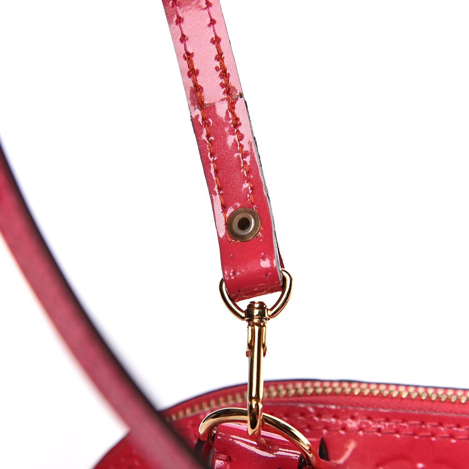 Louis Vuitton Vernis Alma BB Hot Pink 15 of 17
