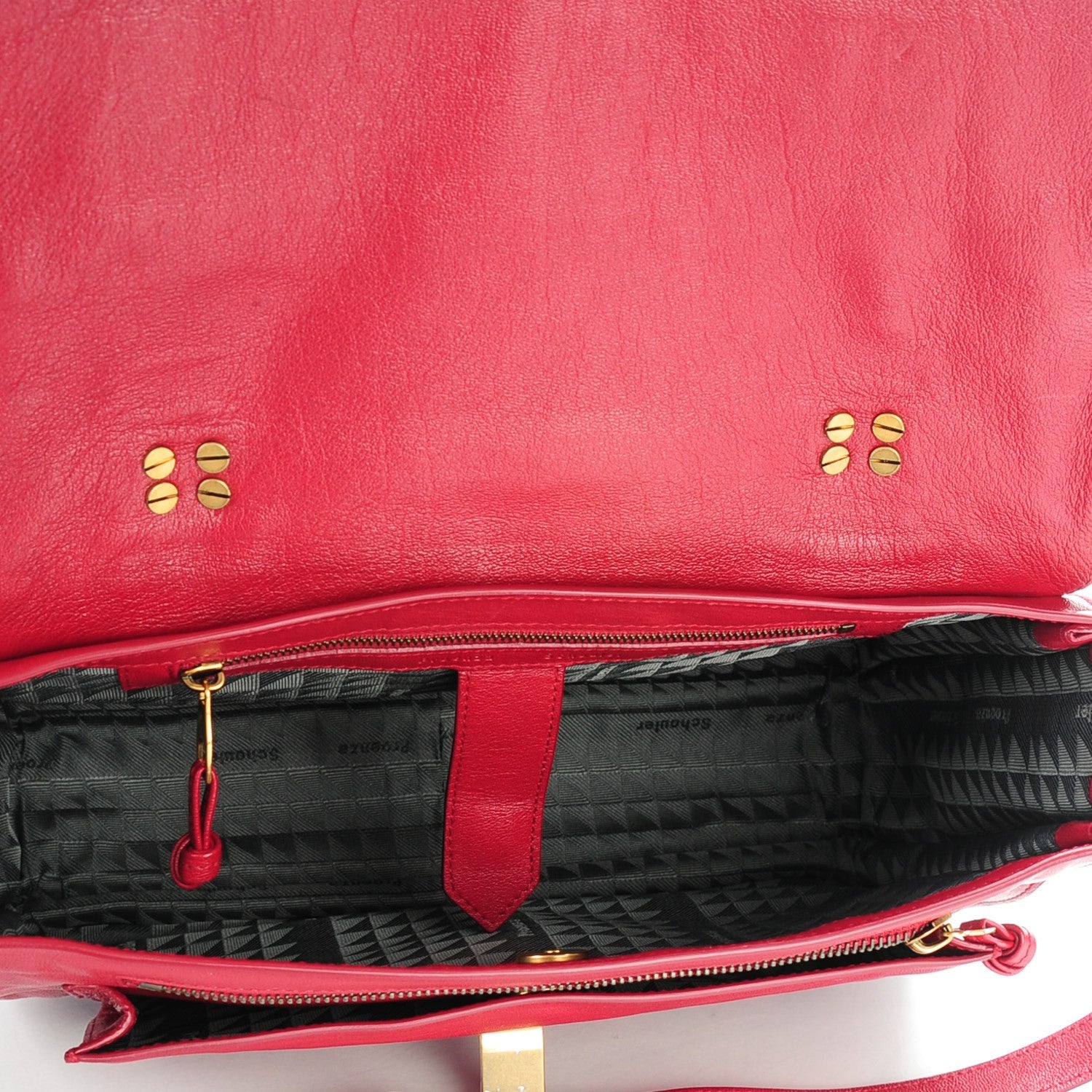Proenza Schouler Lambskin Medium PS1 Satchel Chianti 5 of 8
