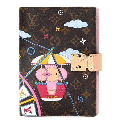 Louis Vuitton Monogram 2020 Christmas Animation Big Wheel Paul Notebook Cover 1 of 8