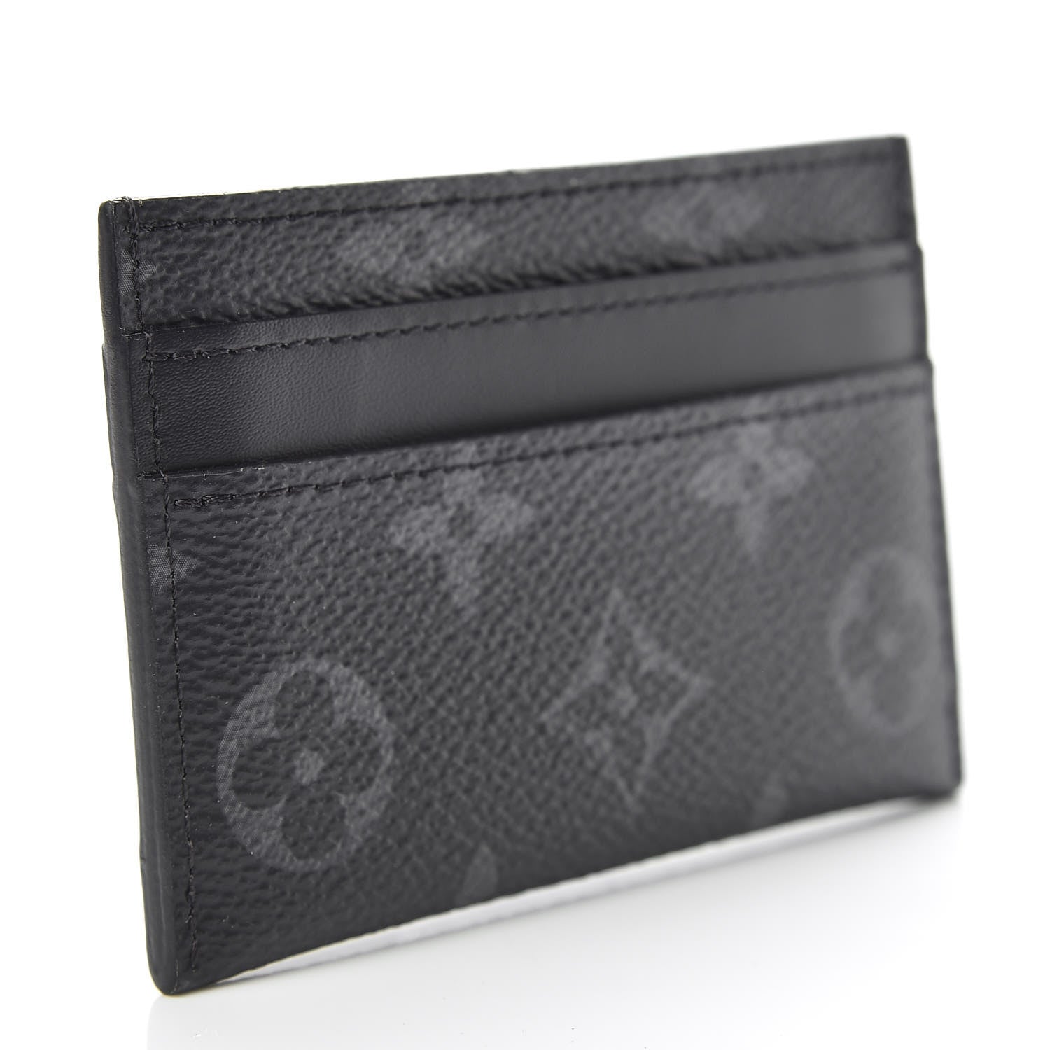 Louis Vuitton Monogram Eclipse Porte-Cartes Double Card Holder 3 of 7