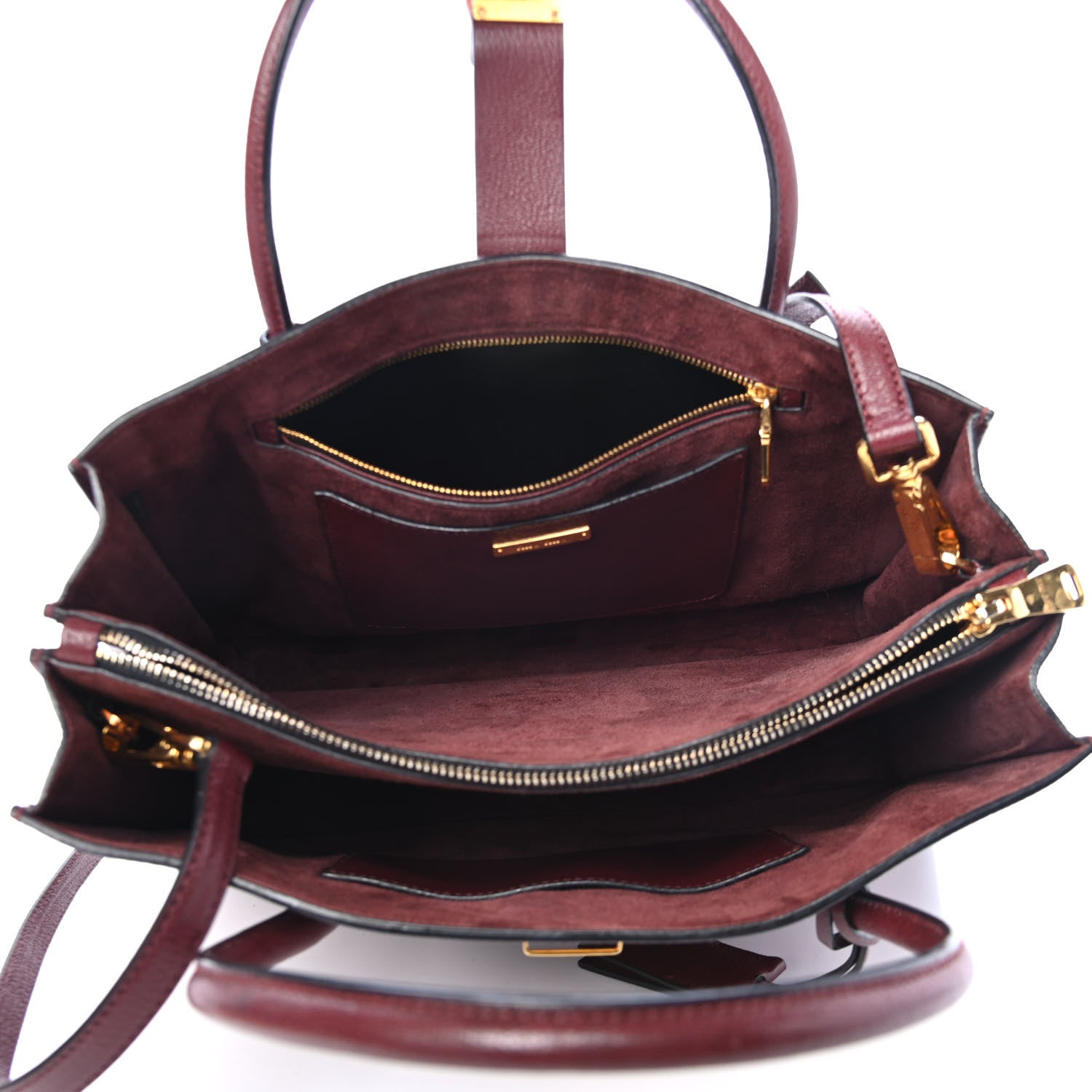Miu Miu Goatskin Madras Tote Ribes 4 of 4