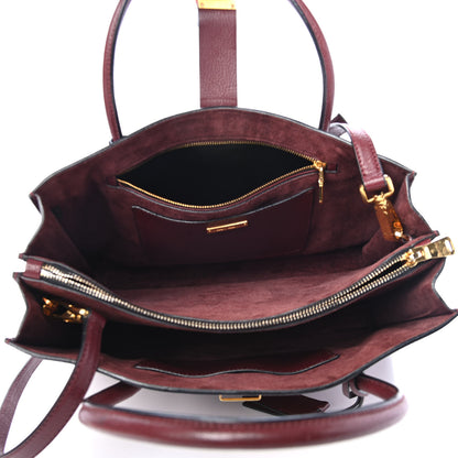 Miu Miu Goatskin Madras Tote Ribes 4 of 4