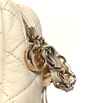Chanel Caviar Quilted Mini Coco Tassel Camera Case White 11 of 11