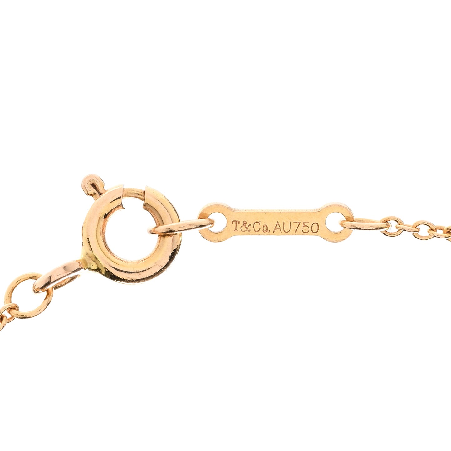 18K Rose Gold Paloma's Graffiti Love Pendant Necklace