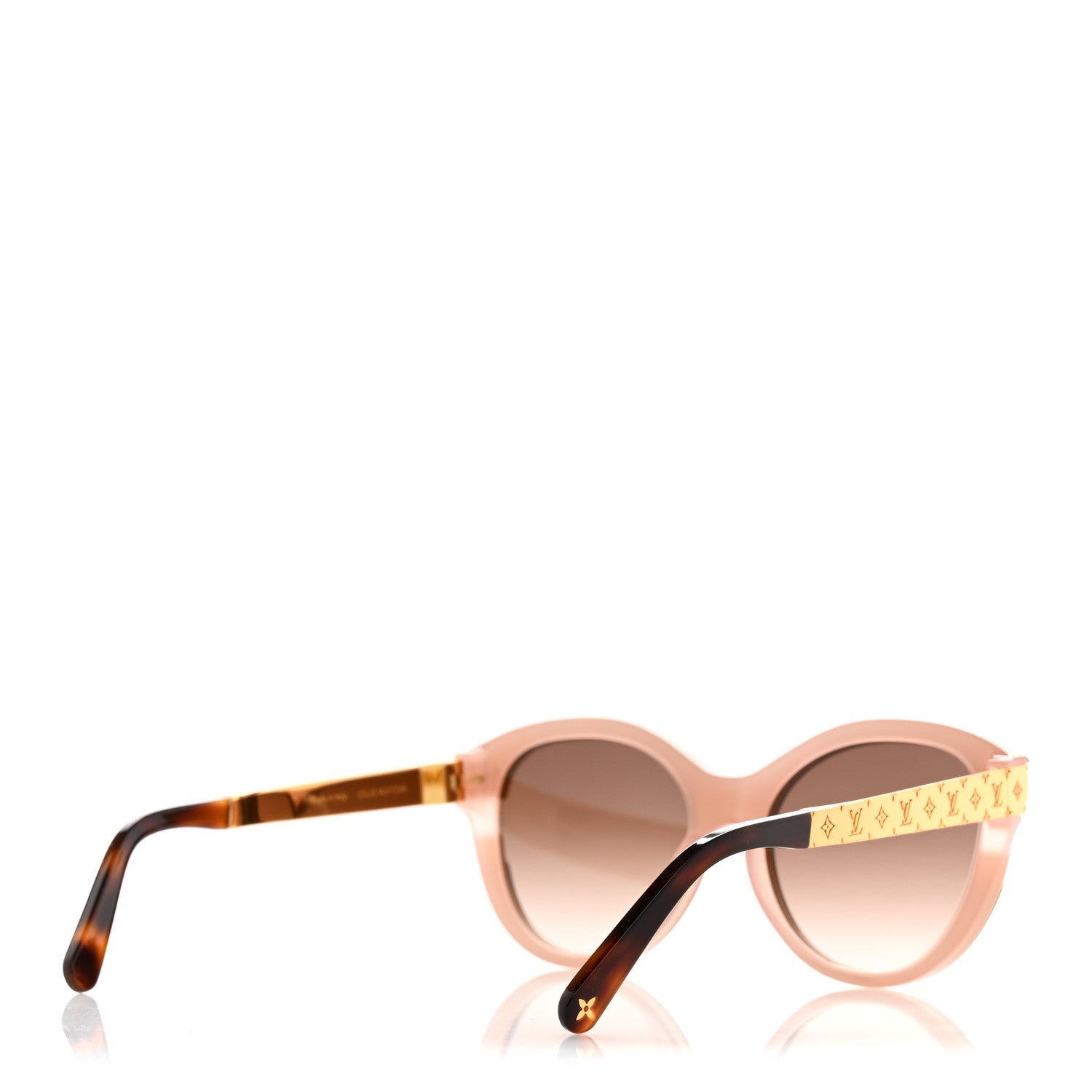 Louis Vuitton Acetate Petit Soupcon Cat Eye Sunglasses Z1858W Light Tortoisehell 4 of 9