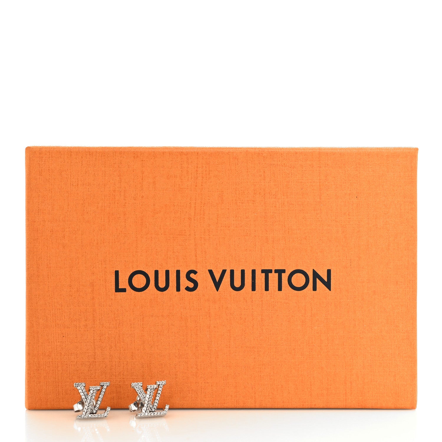 Louis Vuitton Crystal LV Iconic Earrings Silver 6 of 6
