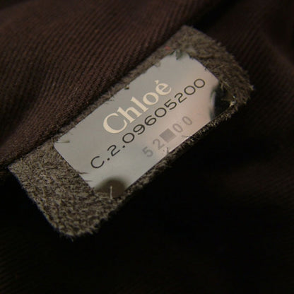 Chloe Leather Logo XL Shopper Tote Bronze 10 of 11
