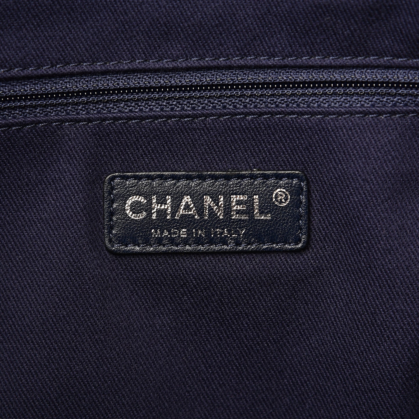Canvas Small Deauville Tote Blue