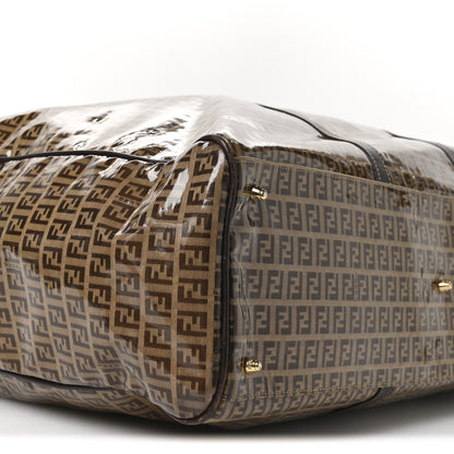 Fendi Vinyl Zucchino Travel Tote Moro 8 of 9