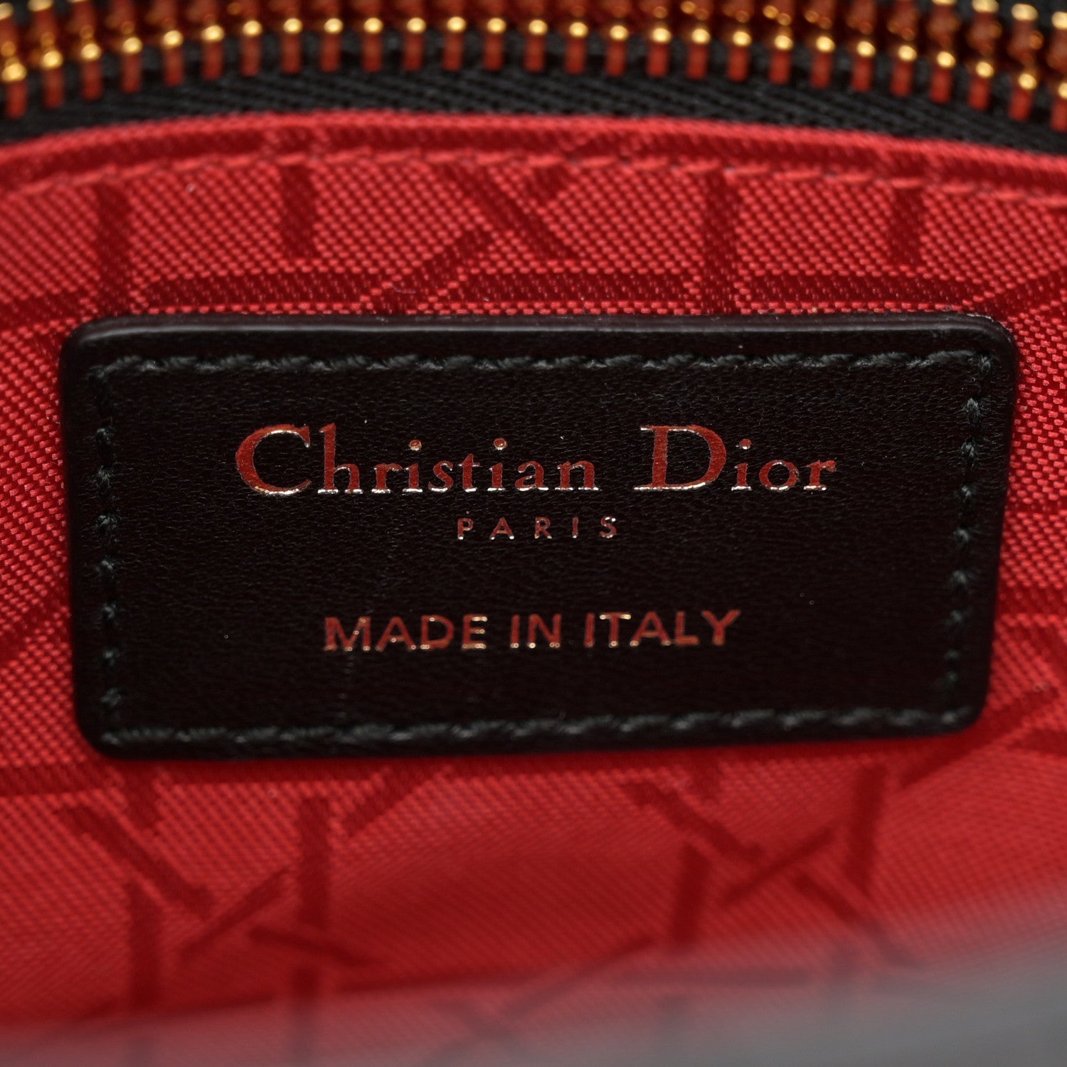 Christian Dior Lambskin Cannage Mini Lady Dior Black 6 of 12