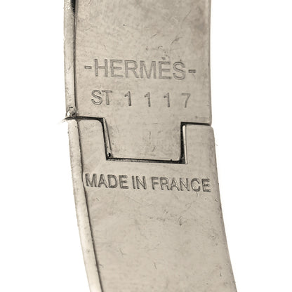 Hermes Enamel Narrow Clic Clac H Bracelet PM White 5 of 5
