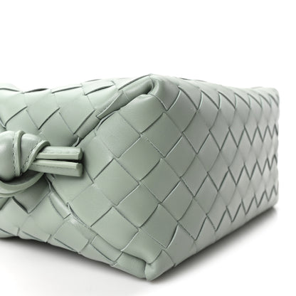 Bottega Veneta Nappa Intrecciato Loop Top Handle Camera Bag New Sauge 9 of 11