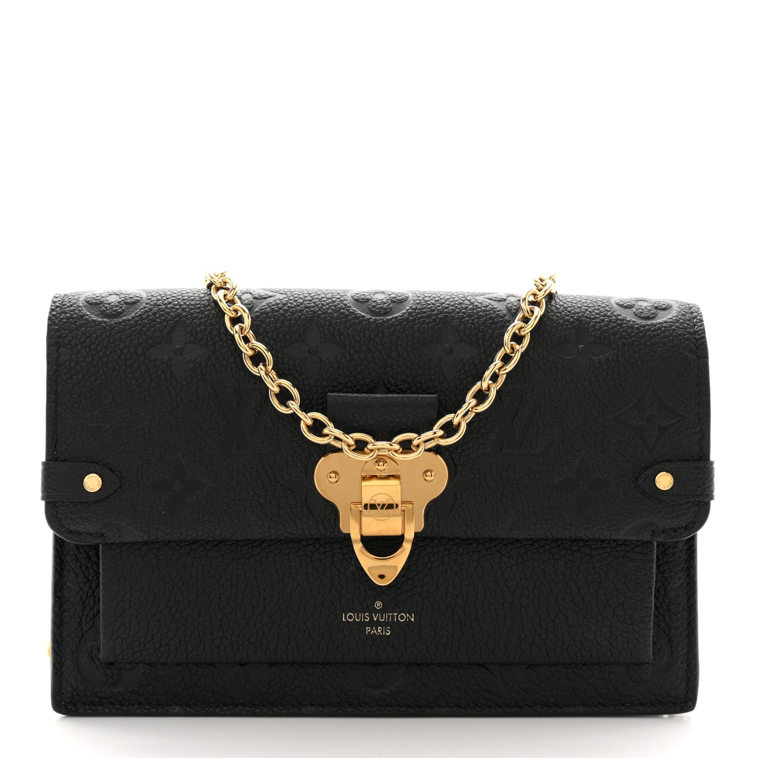 Louis Vuitton Empreinte Vavin Chain Wallet Black 1 of 10
