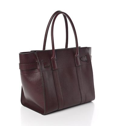 Mulberry Grain Vegetable Tanned Calfskin Zipped Bayswater Oxblood 3 of 12