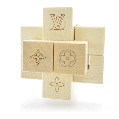Louis Vuitton Le Pateki Wood Cube Puzzle VIP Gift 4 of 4