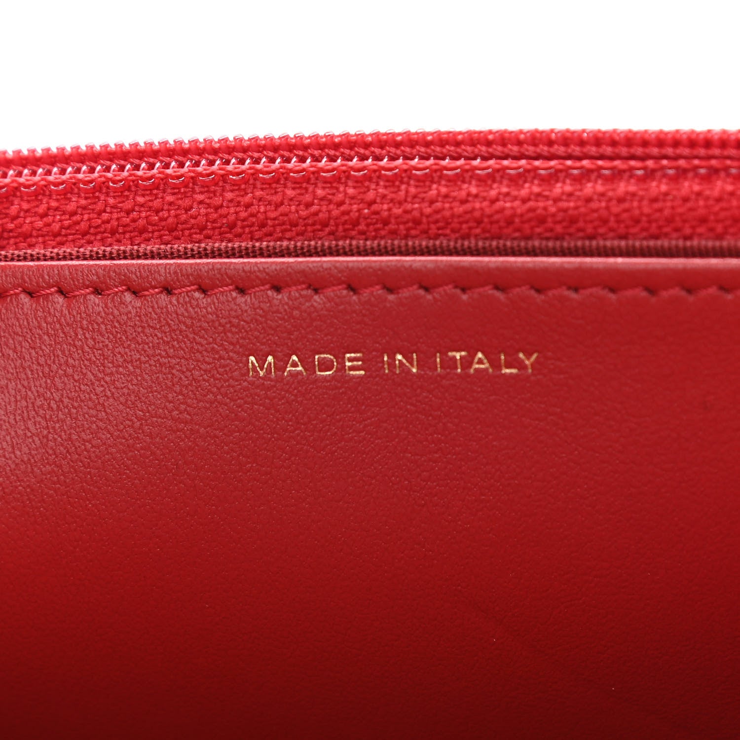 Chanel Goatskin Quilted Chanel 19 Wallet On Chain WOC Red 7 of 13
