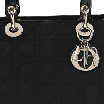 Christian Dior Nylon Cannage Large Lady Dior Black 8 of 11