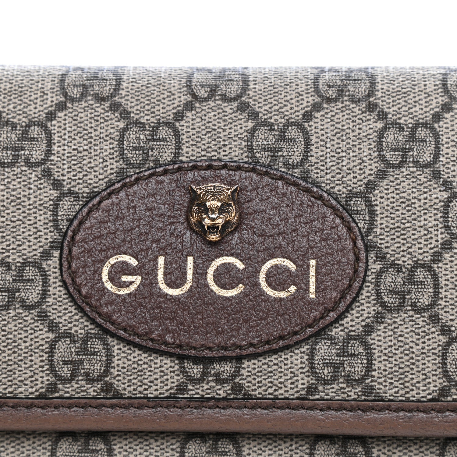 Gucci GG Supreme Monogram Neo Vintage Web Belt Bag Brown 7 of 11