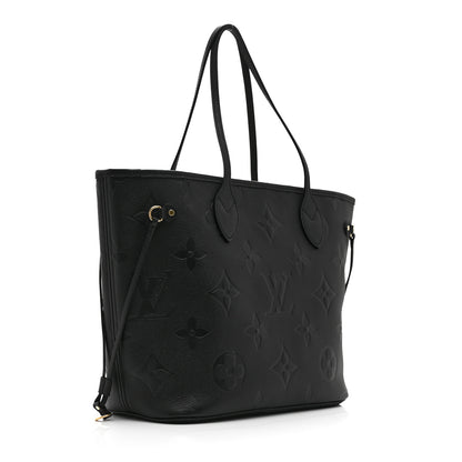 Louis Vuitton Empreinte Monogram Giant Neverfull MM Black 4 of 11