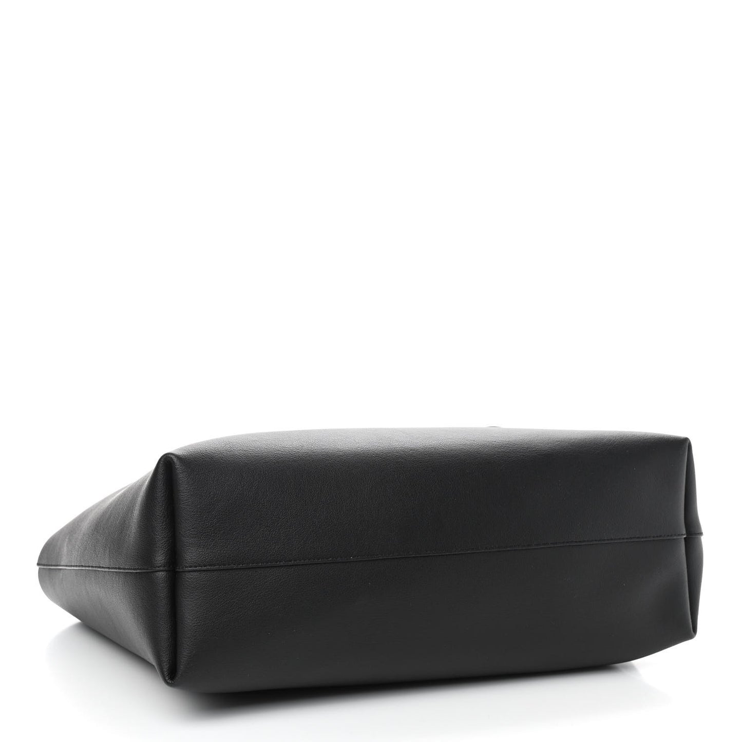 Calfskin Large Shopping Tote Black