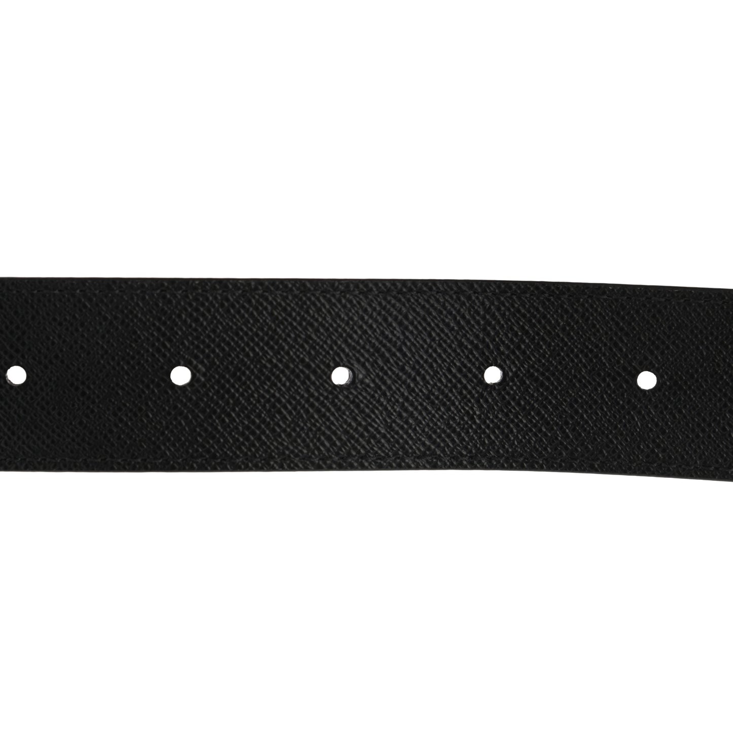 Calfskin Monogram 30mm LV Initiales Reversible Belt 75 30 Black