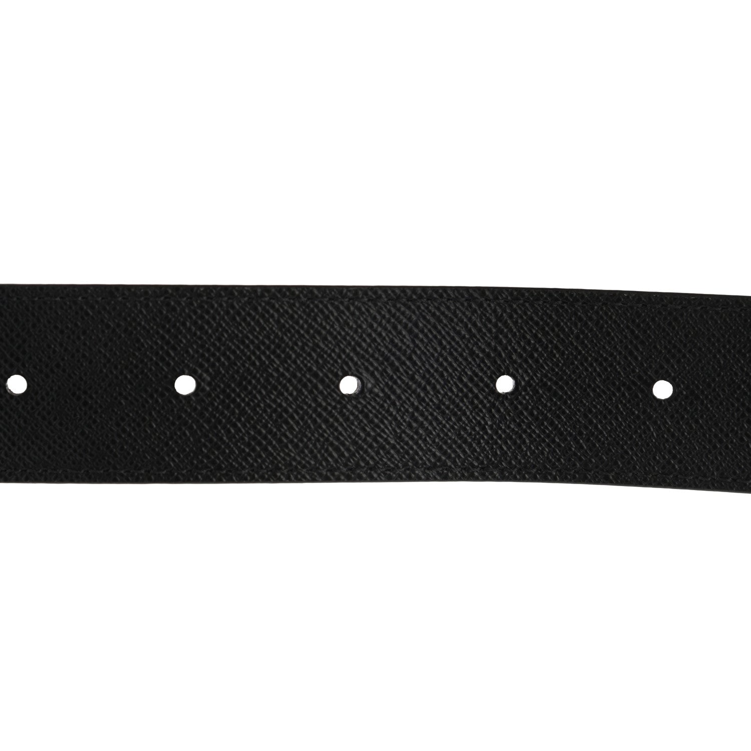 Louis Vuitton Calfskin Monogram 30mm LV Initiales Reversible Belt 75 30 Black 4 of 7