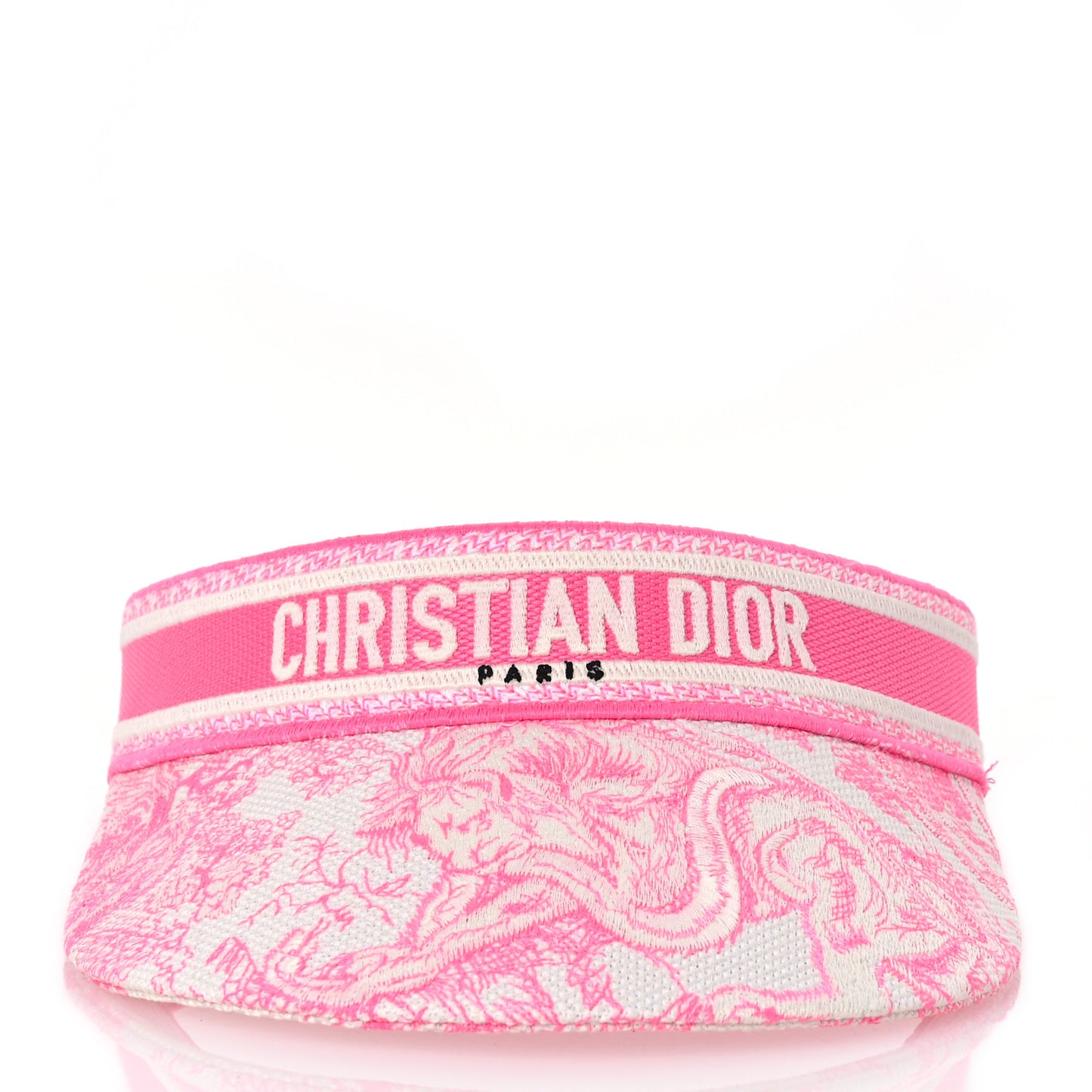 Toile De Jouy Reverse Visor Fluorescent Pink