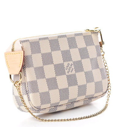 Louis Vuitton Damier Azur Mini Pochette Accessories 3 of 8