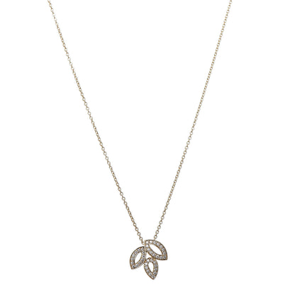Harry Winston 18K Yellow Gold Diamond Small Lily Cluster Pendant Necklace 1 of 7