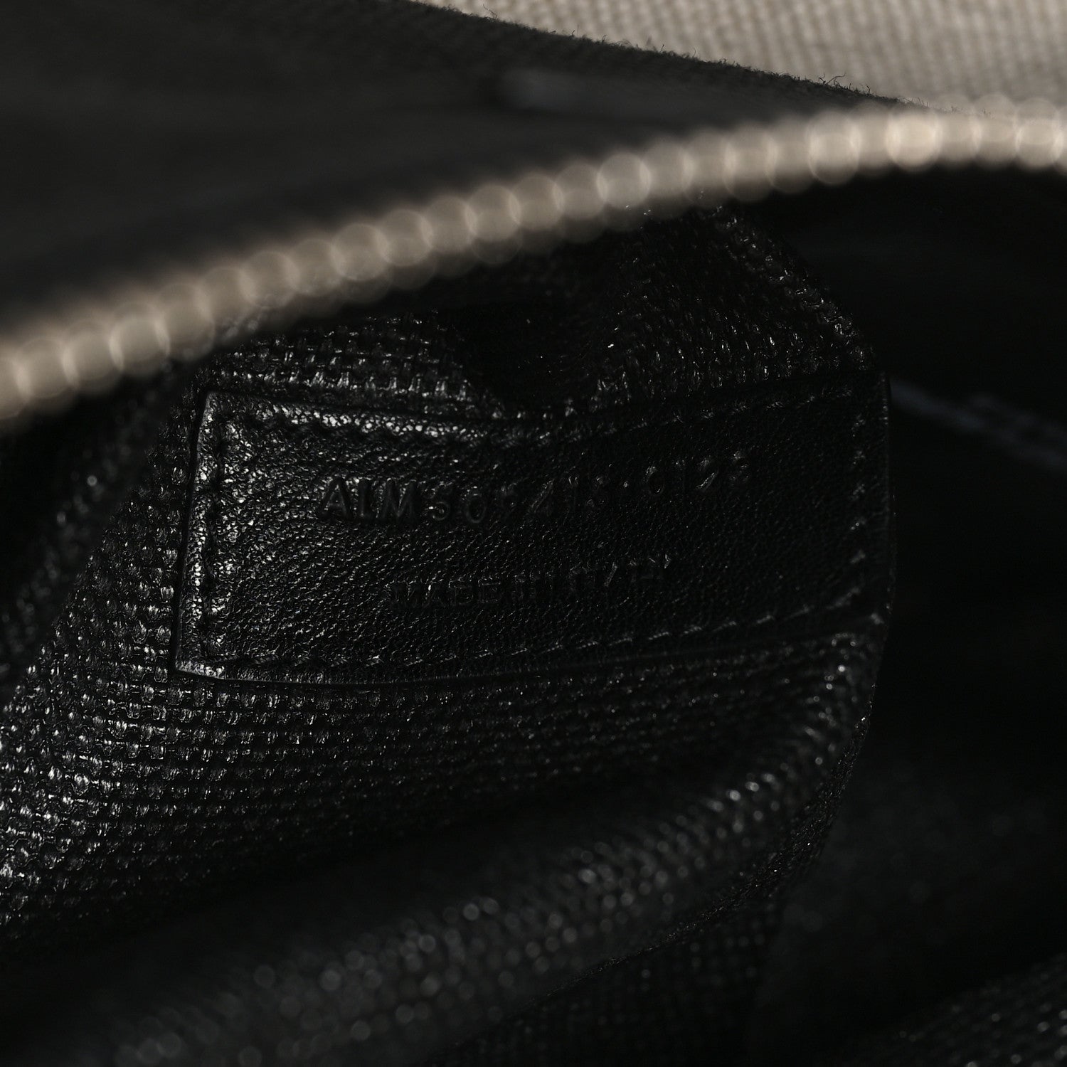 Saint Laurent Linen Calfskin Small Rive Gauche Tote Natural Black 7 of 11