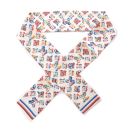 Louis Vuitton Silk Monogram Rainbow Bandeau White 1 of 5