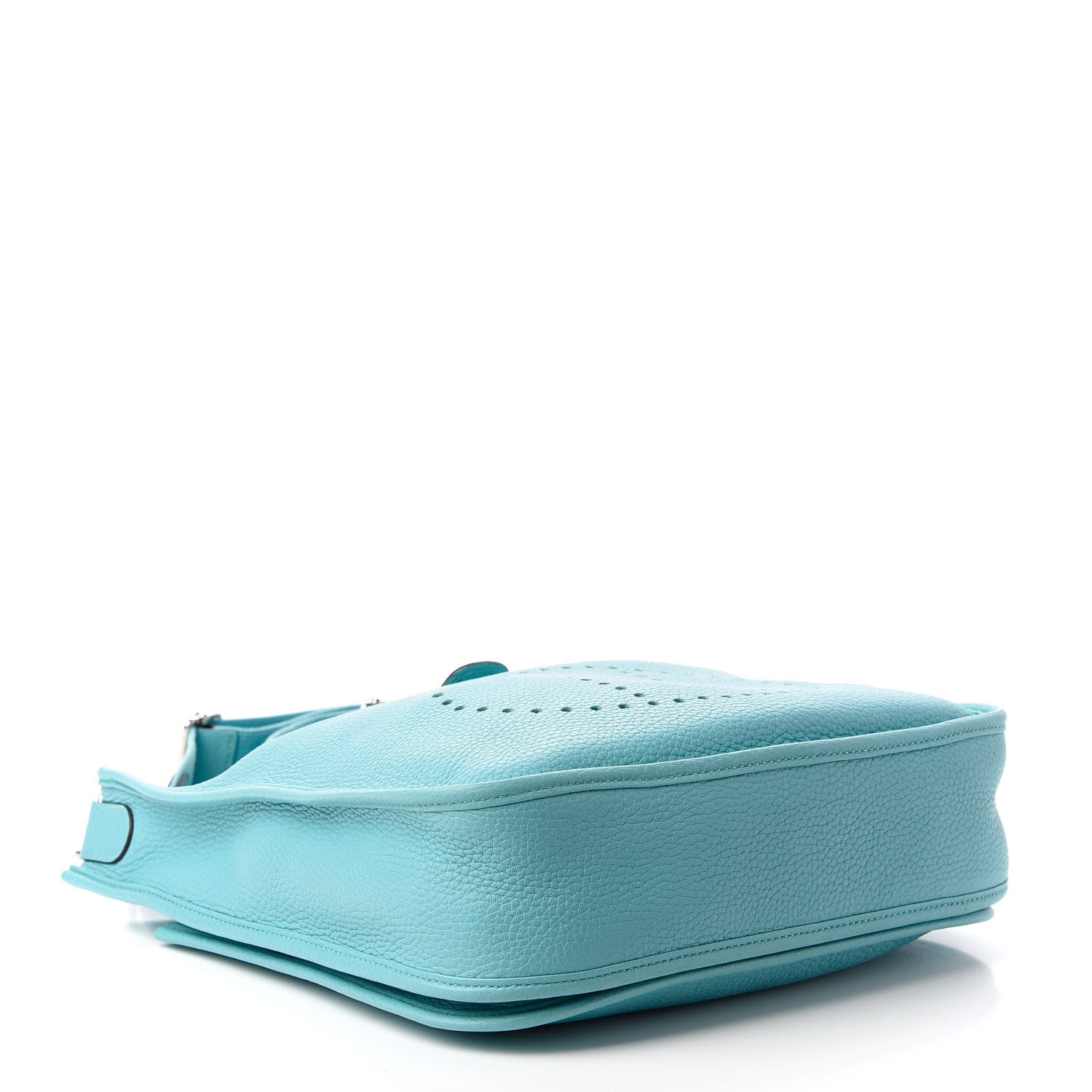 Hermes Taurillon Clemence Evelyne III PM Bleu Atoll 4 of 10