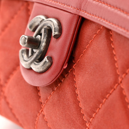 Chanel Iridescent Calfskin Jumbo In the Mix Double Flap Red 12 of 14
