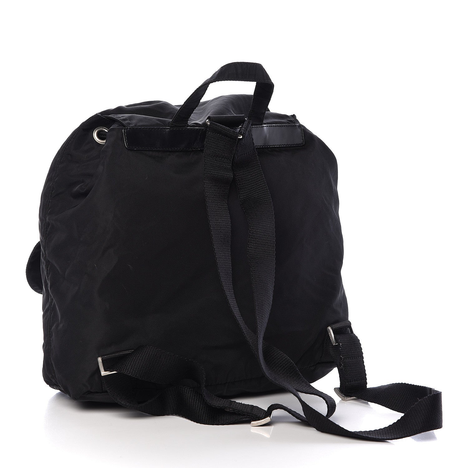 Prada Nylon Vela Medium Backpack Black 3 of 11