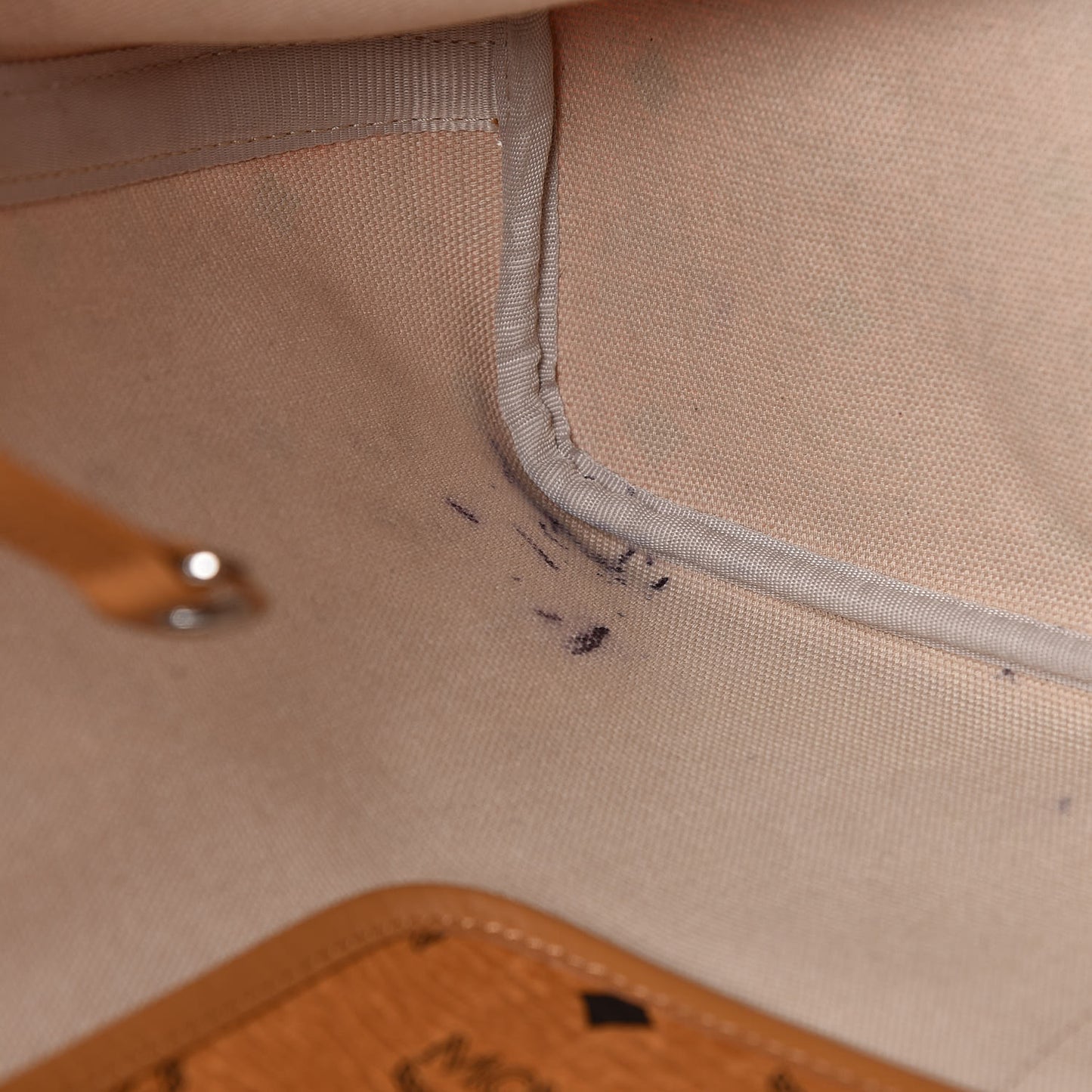 Visetos Crocodile Embossed Medium Liz Shopper Tote Cognac