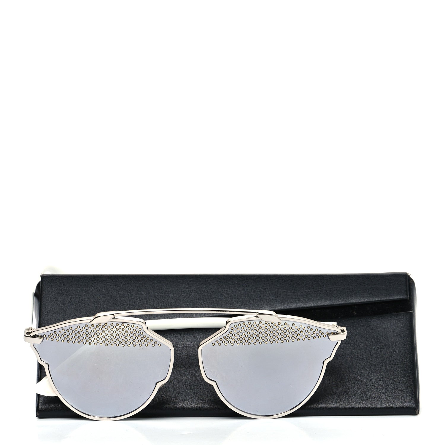 Christian Dior Studded So Real Sunglasses Silver White 7 of 7