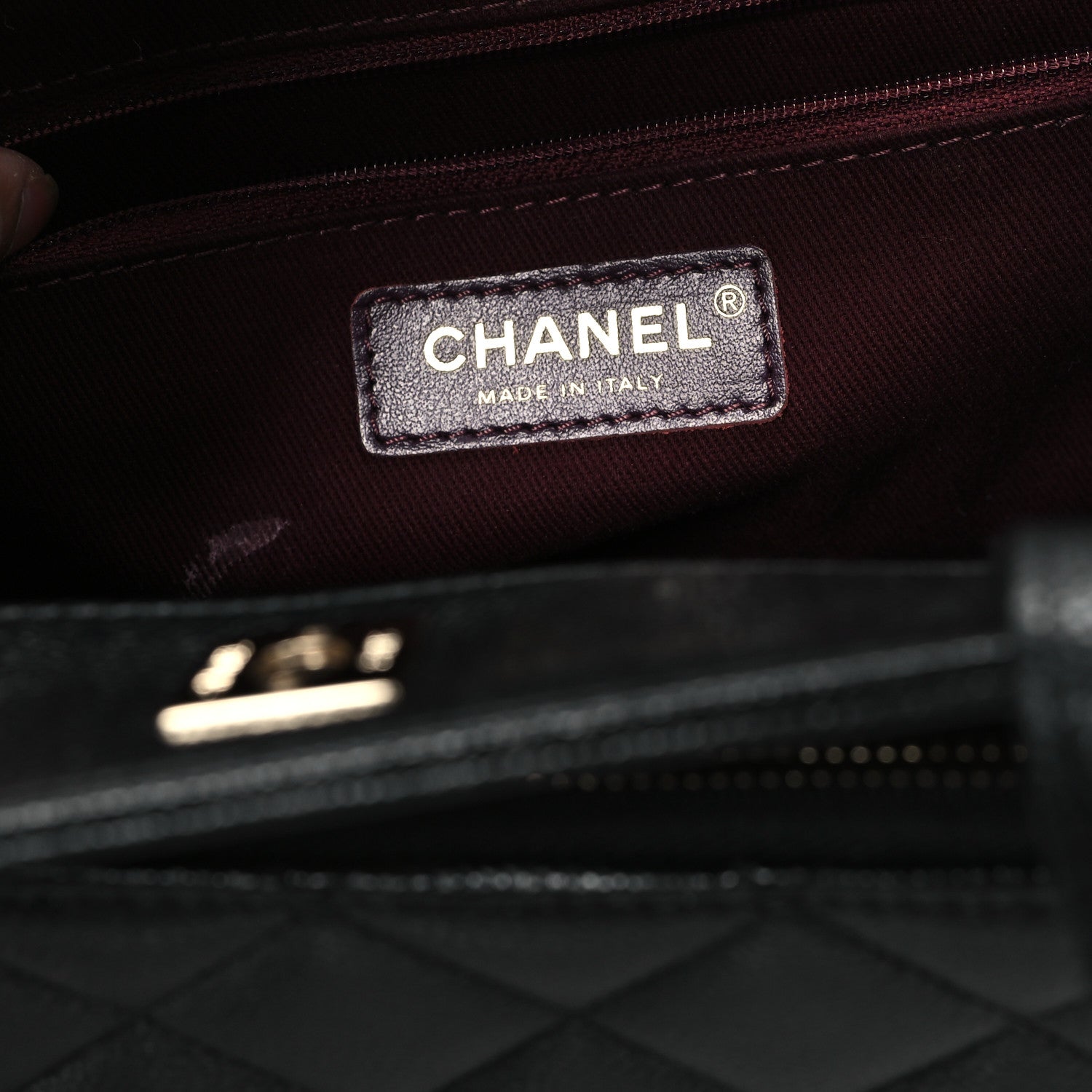 Chanel Caviar Quilted Small Business Affinity Shopping Bag Black 6 of 11