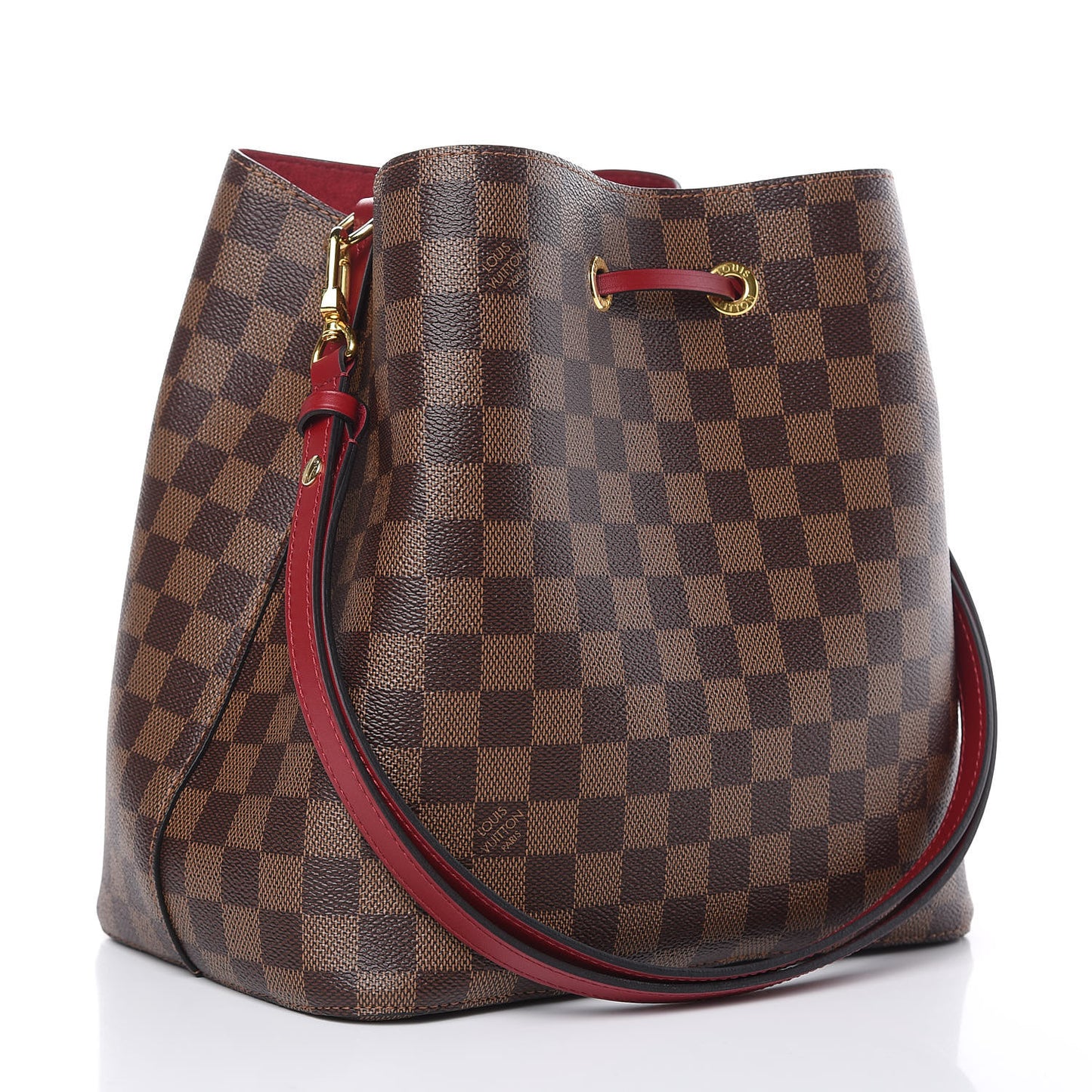 Damier Ebene Neonoe MM Cherry Berry