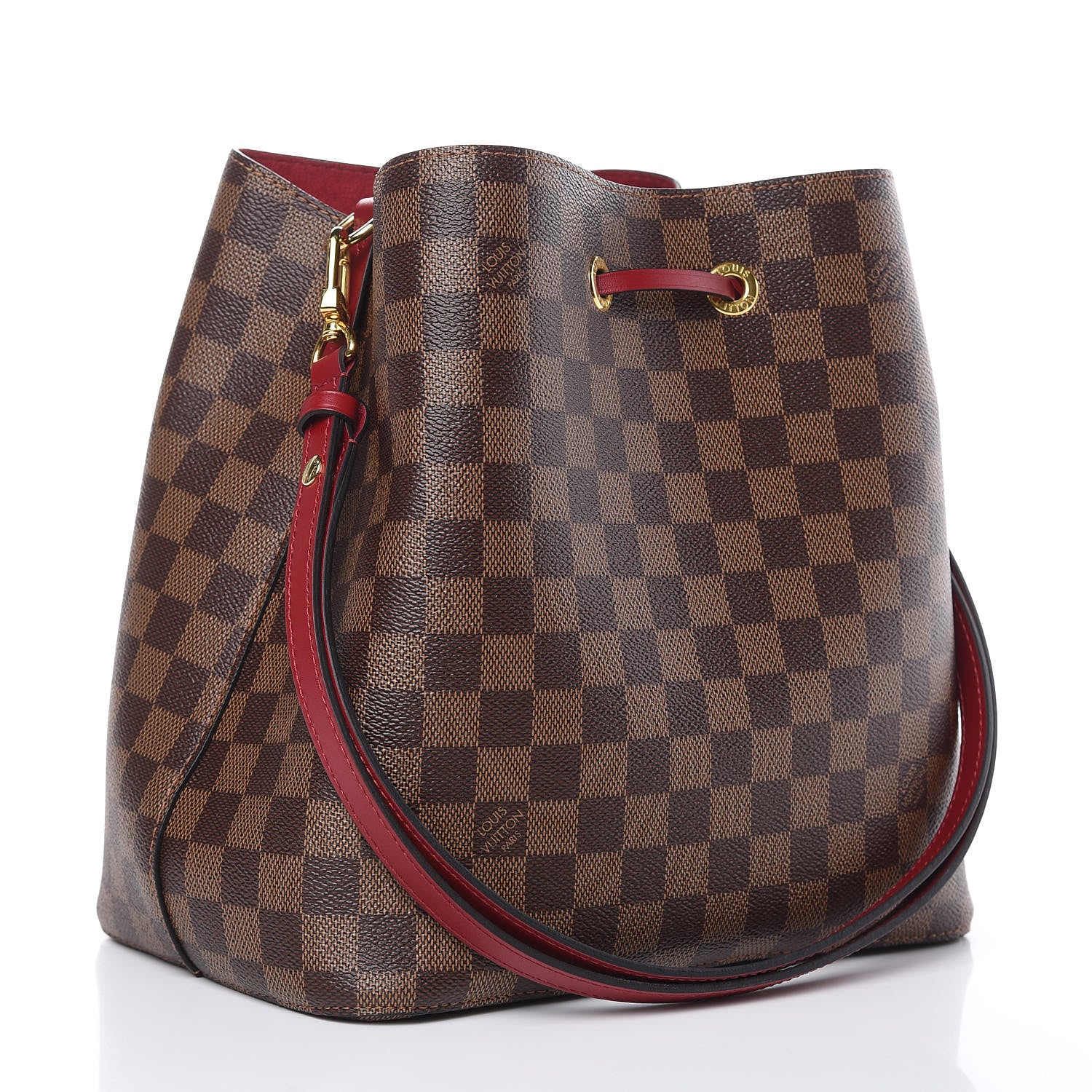Louis Vuitton Damier Ebene Neonoe MM Cherry Berry 3 of 10