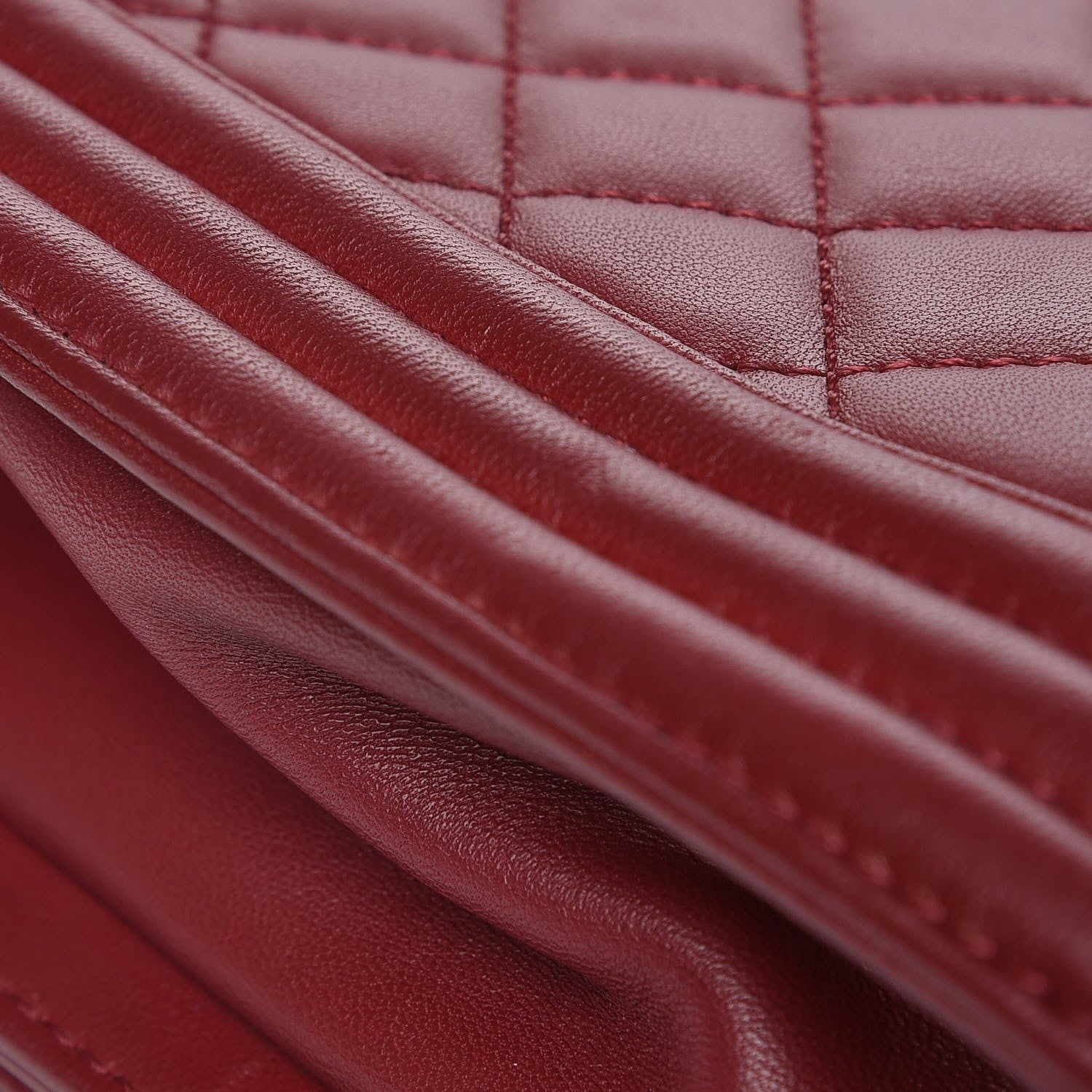 Chanel Lambskin Quilted New Medium Boy Flap Red 14 of 15