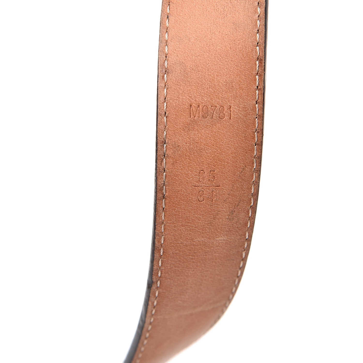 Louis Vuitton Mini Monogram 25mm LV Initiales Belt 85 34 4 of 11