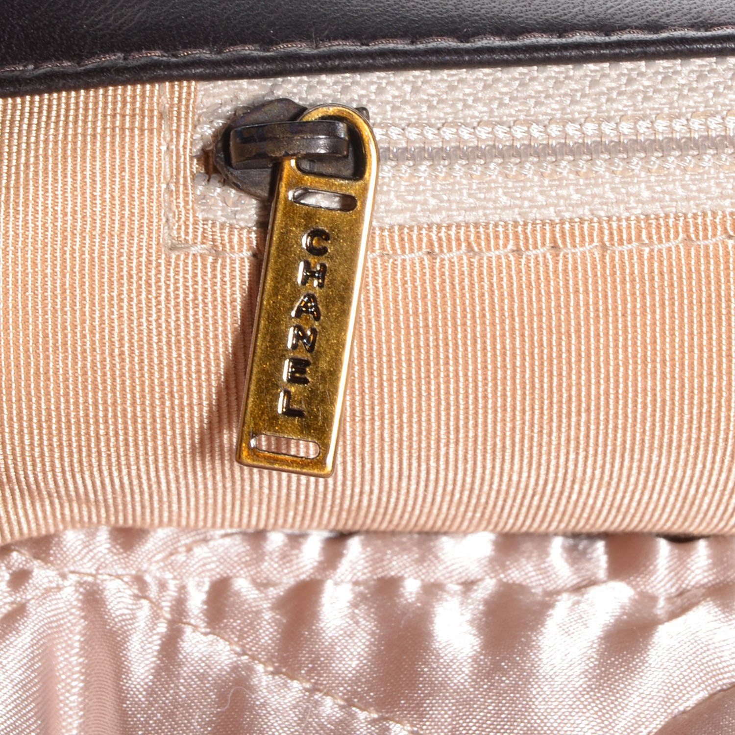 Chanel Lambskin Horizontal Quilt Jumbo Mademoiselle Flap Dark Brown 9 of 9