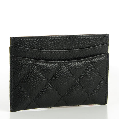 Chanel Caviar Quilted Card Holder Black 3 of 8
